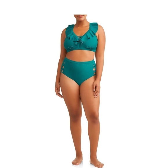 Plus size swimsuit terra & Sky women’s new 2X 4X - Picture 4 of 8